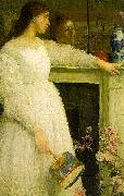 James Abbott McNeil Whistler Symphony in White 2 oil painting on canvas